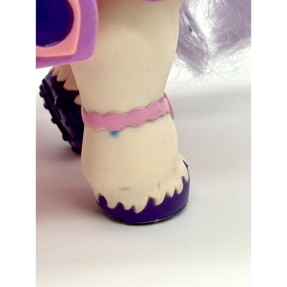 Vintage Keypers Adult Horse Purple White Diamond Tonka No key 7” - Picture 8 of 8